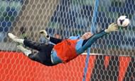 Joe Hart in training